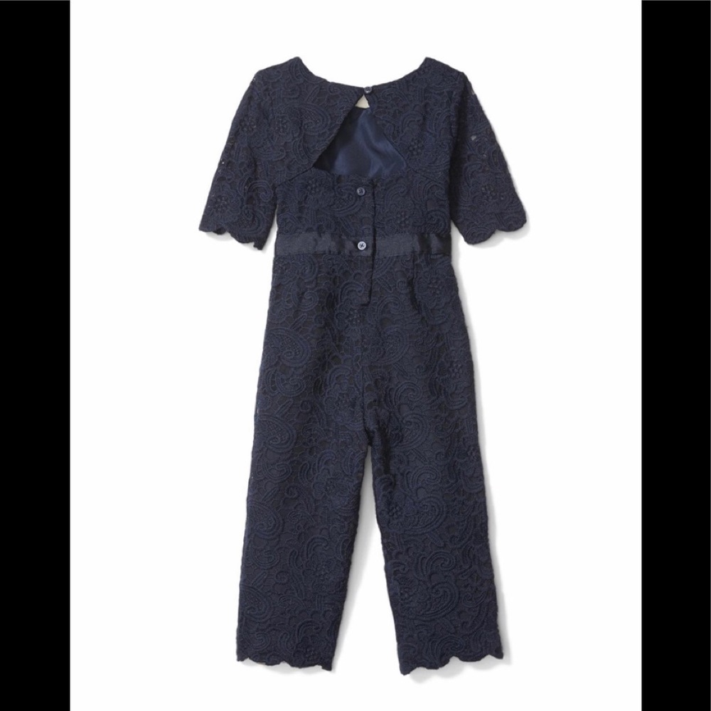 Janie and jack lace jumpsuit - Picture 2 of 6